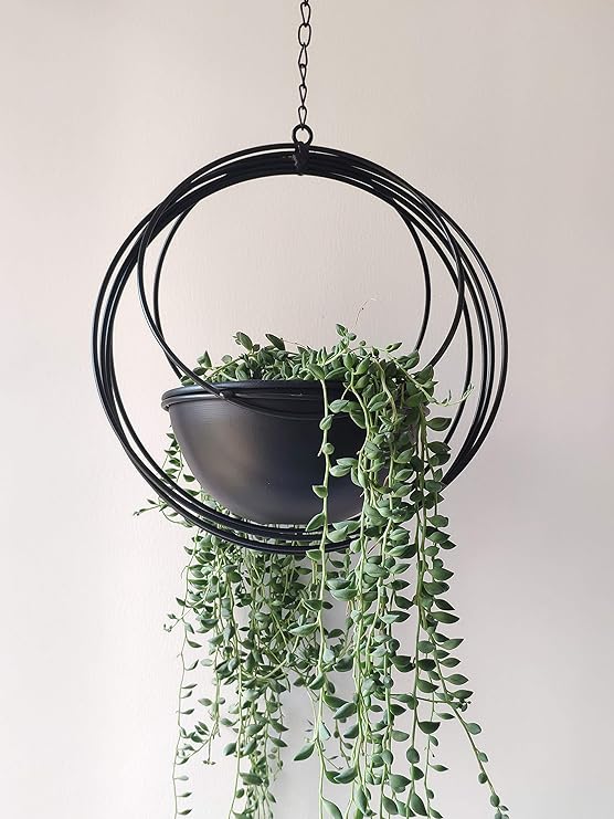 RISEON Boho Gold Metal Plant Hanger,Metal