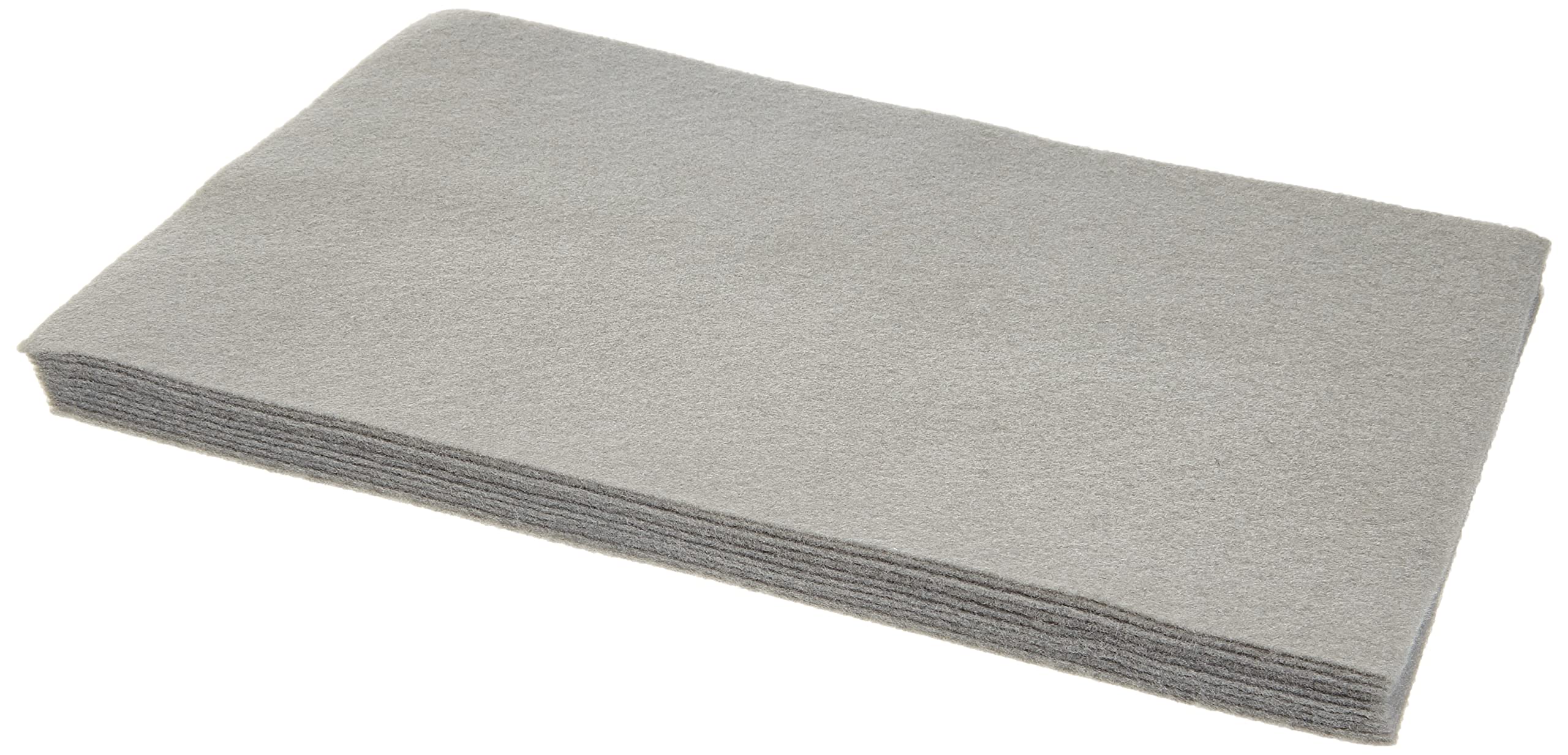 Folia 520480 Craft Felt 20 x 30 cm, 10 Blatt, hellgrau