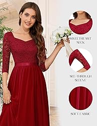 Wedtrend Women's Wedding Guest Dress with Sleeve