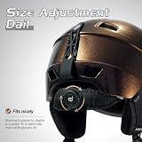 Odoland Ski Helmet with Goggles Set for Men Women Adjustable Snow Gear view 7