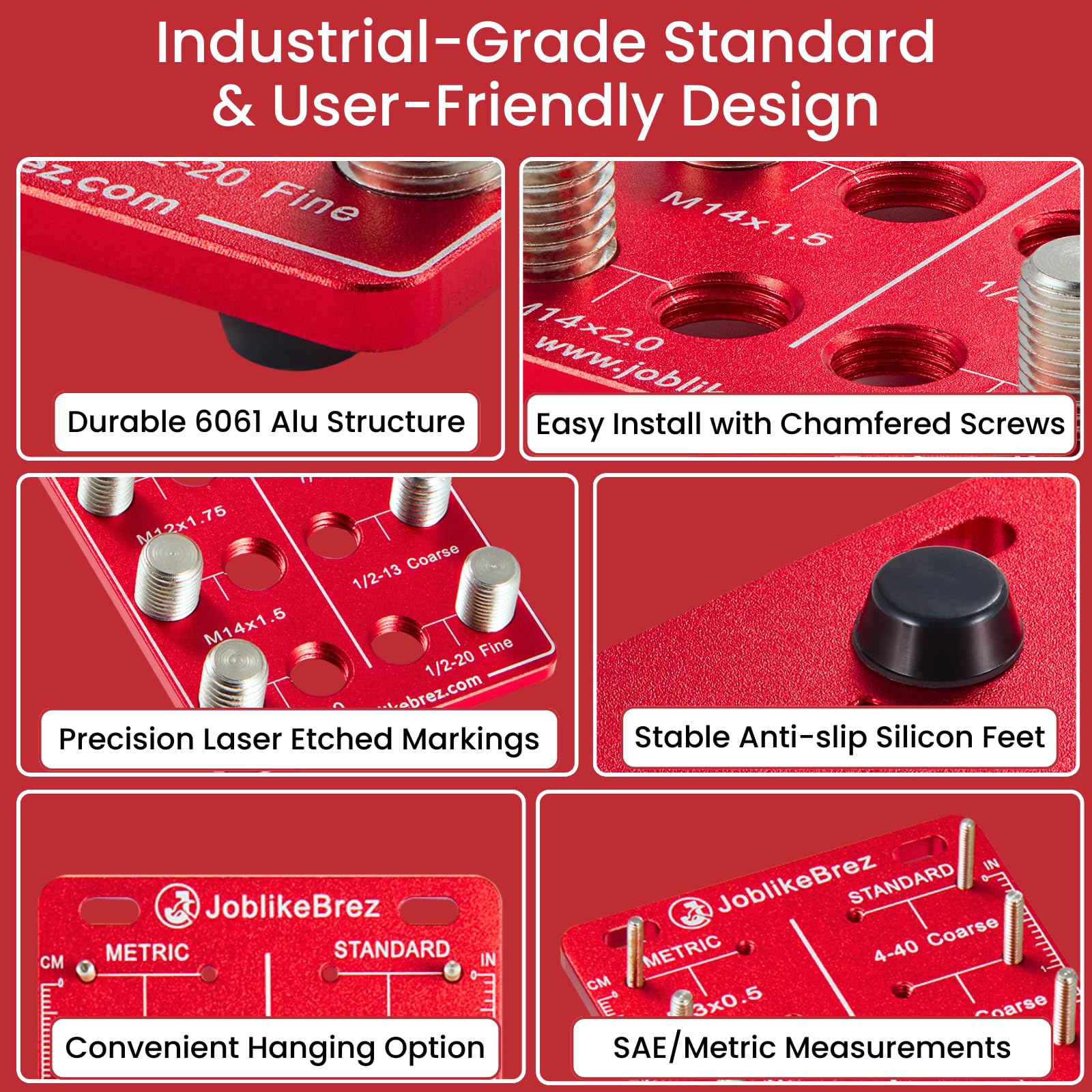 Mua Thread Checker, 30 Nut and Bolt Thread Checker, Bolt Size and ...