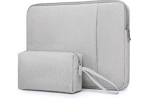 HYZUO 14-15 Inch Laptop Sleeve Bag Set for MacBook Air 15 M4/M3/M2, MacBook Pro 15, XPS 14/15 Plus, 15" Surface Laptop, Noteb