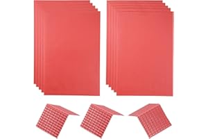 MECCANIXITY Miniature Roof Tiles PVC Model Roof Tiles Mini DIY Tiles Model Building Set for Model Building Dolls Houses Garde
