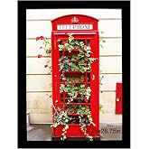 SESEAT 19.25x26.75 Picture Frame Puzzle Black, Poster Frames for Wall Hanging, 19.25 x 26.75 Large Frames with Acrylic Protection, 1 Pack