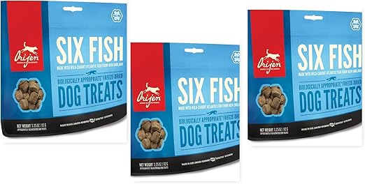 orijen six fish dog treats