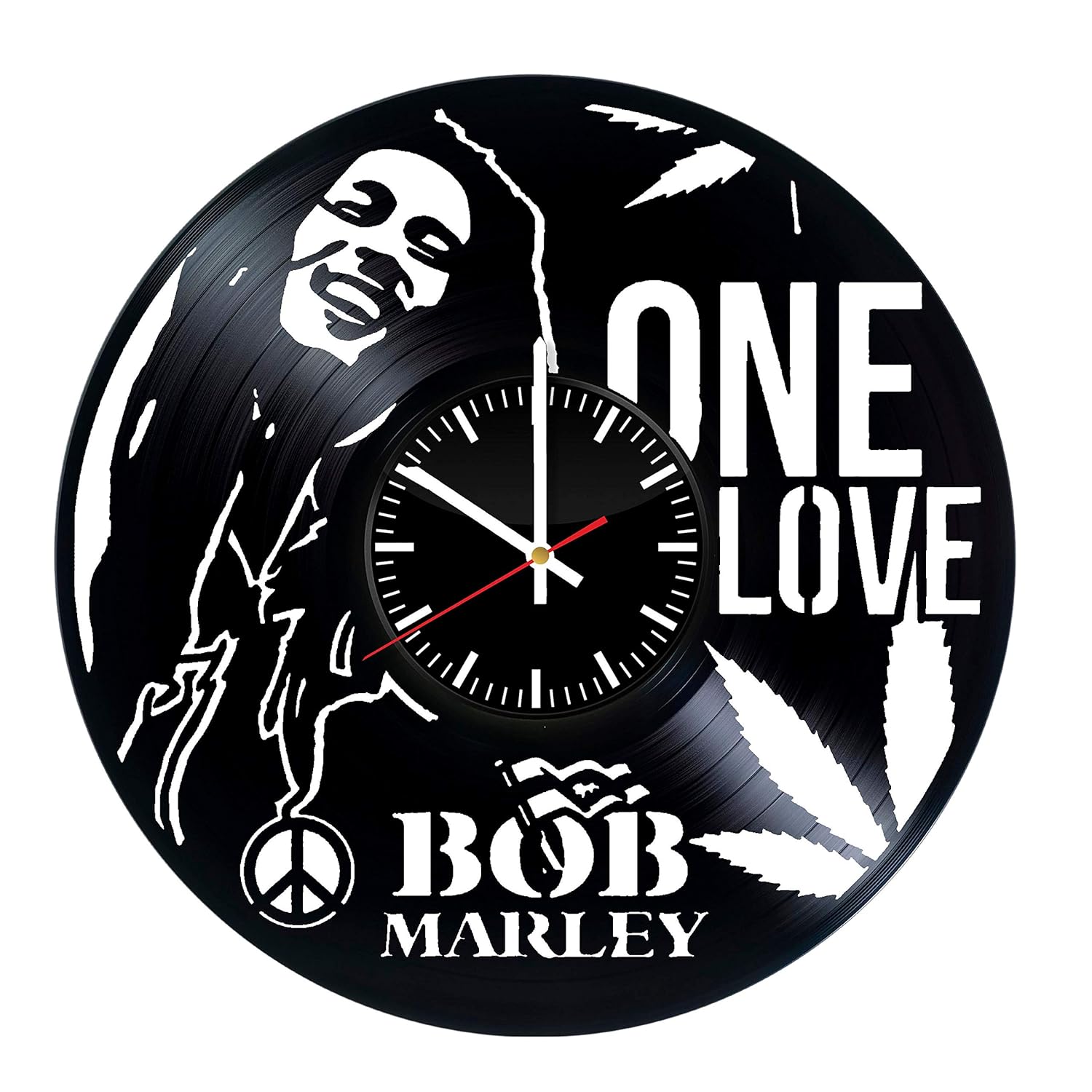 Amazon Com Bob Marley Gift Vinyl Record Wall Clock Get