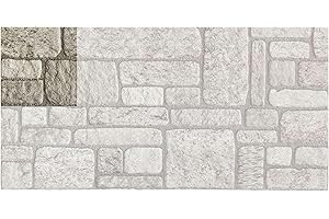IZODEKOR 3D Brick Effect Wall Panels - Cladding, Stone Look, Styrofoam Panels for Living Room, Kitchen, Bathroom, Balcony, Bedroom, Back of Counter, and Teras | Backyard (10" x 10" Sample)
