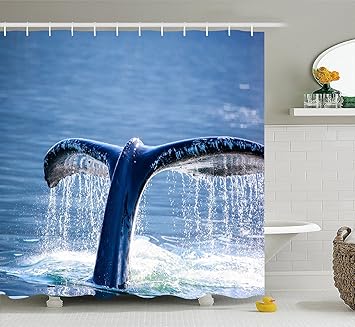Amazon Com Creative Whales Ways To Hang A Polyester Waterproof