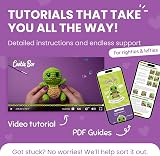 Cookie Box Original Crochet Kit for Beginners Turtle Hugo Amigurumi view 3