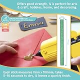 Smith's Colourful Glitter Glue Sticks 7mm x 100mm 50 Pack RoHS Safe view 3