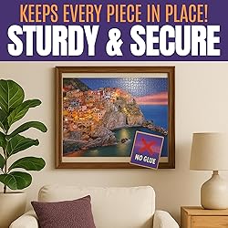 AGREATLIFE 24 Adhesive Puzzle Saver Sheets
