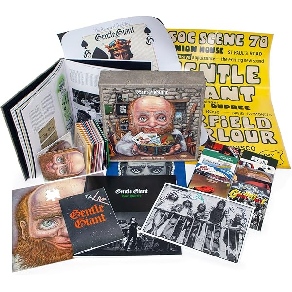 英プログレ Gentle Giant 紙ジャケットボックスセット Amazon.com: GENTLE GIANT - GIANT ON THE BOX: DELUXE EDITION: DVD