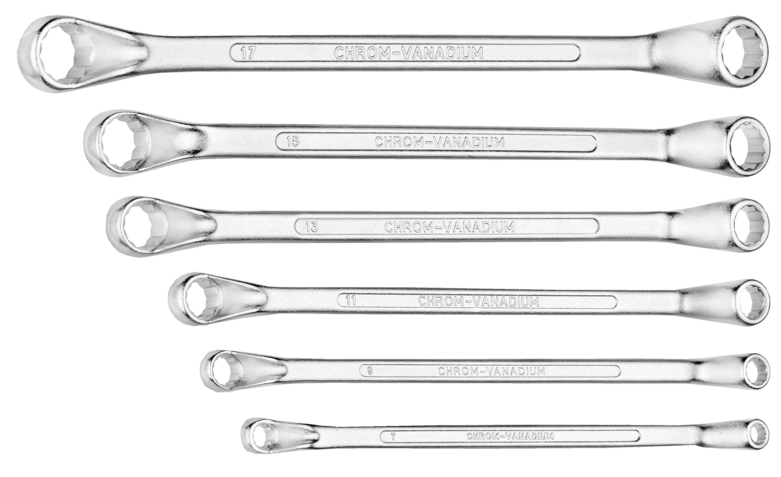 Connex COX533617 Box Wrench Set, Silver, 6-17 mm, 6 Piece