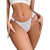 Murimia Panties for Women Sexy Seamless Lace Bikini Underwear No Show Breathable Cheeky Underwear
