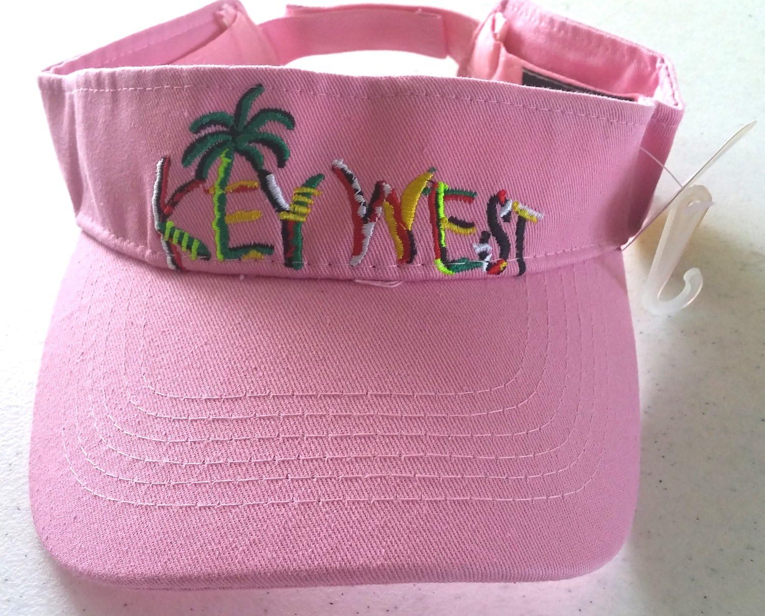 Ruffin Key West Pink Visor, Embroidered