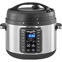 Crock-Pot 2097588 10-Qt. Express Crock Multi-Cooker with Easy Release Steam Dial, 10QT, Stainless Steel