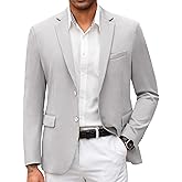 COOFANDY Mens Casual Blazer Slim Fit Suit Jacket Lightweight Knit Sport Coat Two Button Blazer Jacket