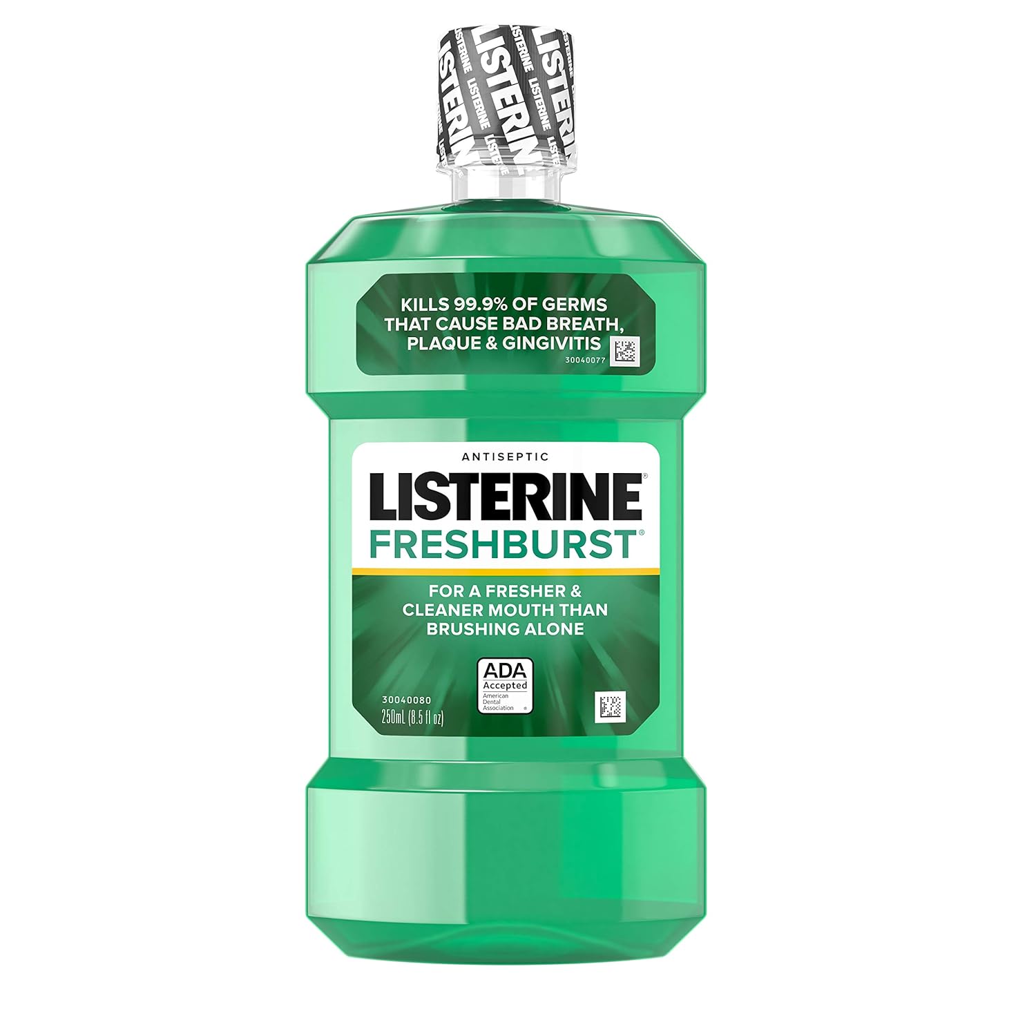 Listerine Antiseptic Mouthwash, Fresh Burst 250 mL (Pack of 3)