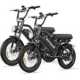 SiEVAR 16" Electric Bike for Teens/Big Kid, Up to 20+MPH/65 Miles Range | 1500W Peak Motor 48V 15.6Ah Bettery 16" Fat Tire Electric Dirt Bike for Adults/Teens/Big Kid All Terrain E Bike