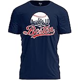 TeeStock Baseball Shirt Fan Cityscape T-Shirt with Urban Skyline Graphic