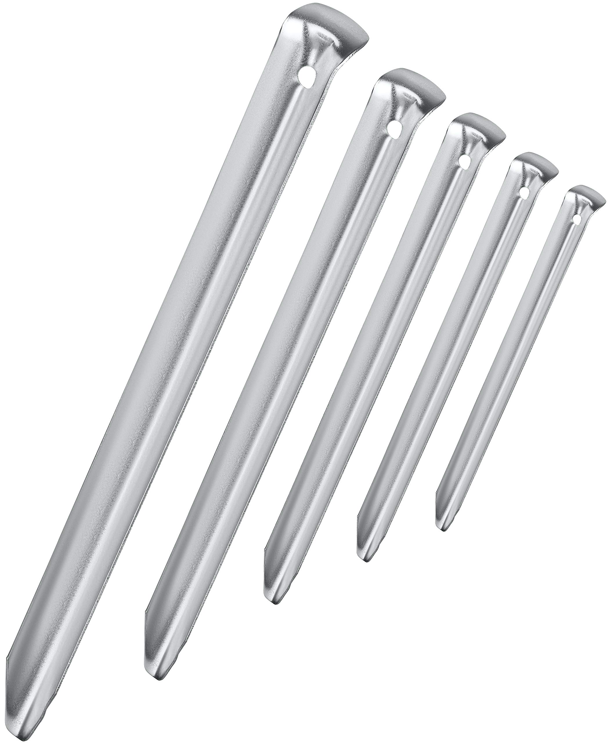 Balinco 30x tent pegs with V-profile | pegs | ground pegs | ground anchor made of galvanised steel for fastening & fixing in the ground (30)
