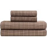 Nautica - Queen Sheet Set with Fitted Sheet &amp; Pillowcases | Soft Microfiber, Deep Pocket Fitted Sheet, Flat Sheet &amp; Pillowcases Included