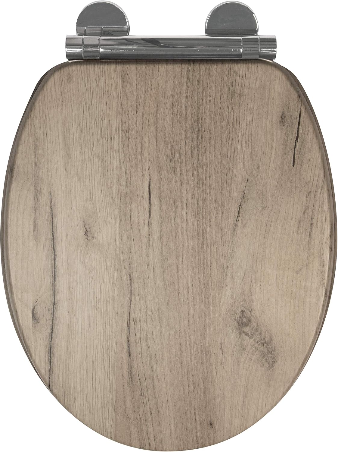 Croydex Corella Flexi-Fix Soft Close Wooden Toilet Seat