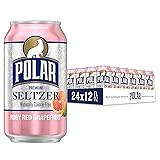 Polar Seltzer Water Ruby Red Grapefruit, 12 fl oz