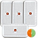 Wisesorb 40 Gram Pack of 4 Silica Gel Canister, Gun Safe Dehumidifiers (Orange to Green), Reusable Desiccant Moisture Absorber for Car, Closet