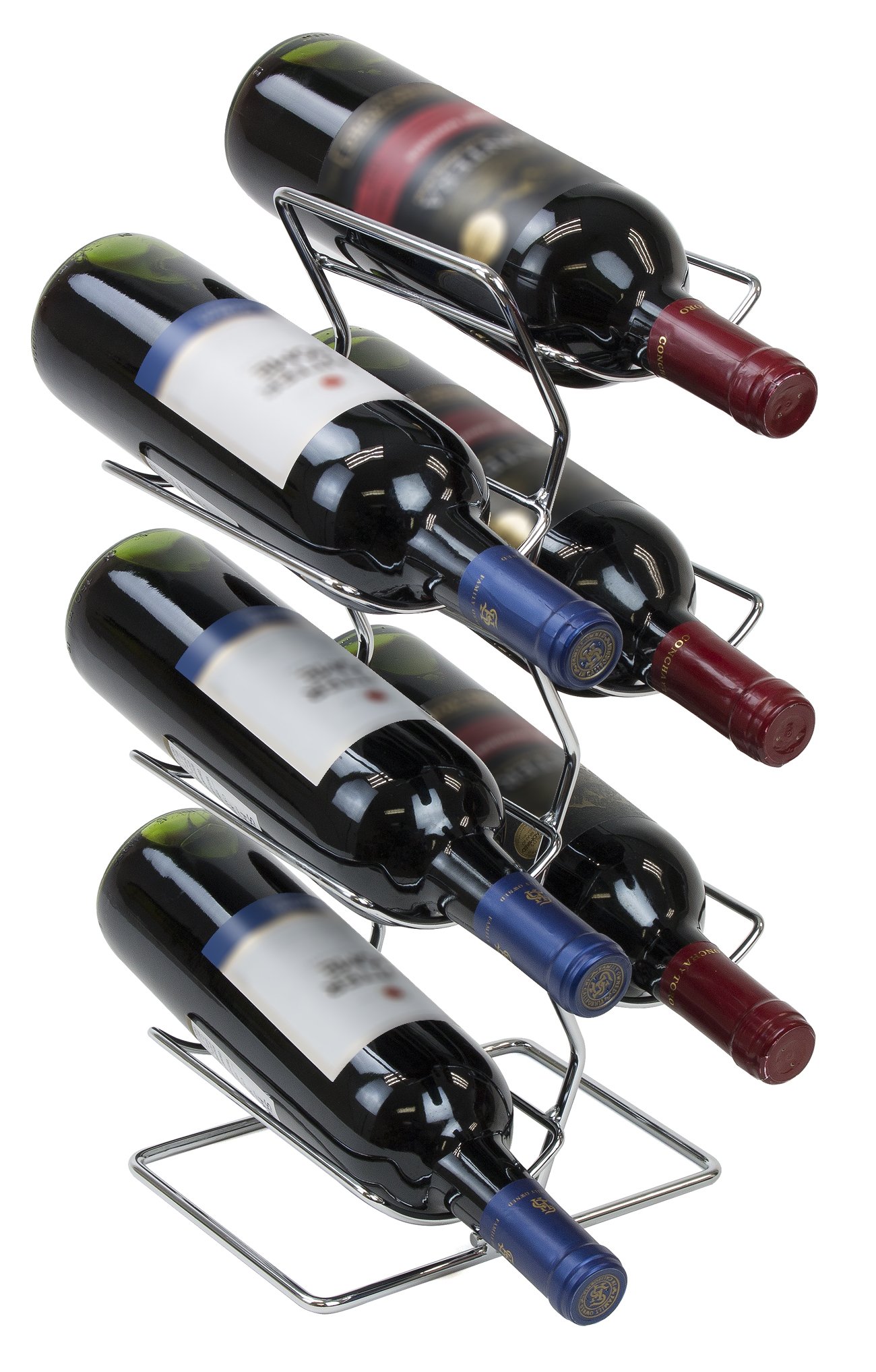 Sorbus 3Tier Stackable Wine Rack Classic Style Wine Racks For