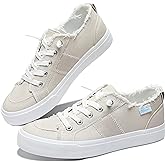 Obtaom Women's Play Fashion Sneaker White Color Washed and Leopard Canvas Slip on Shoes