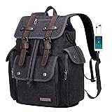 WITZMAN Canvas Backpack for Men & Women Vintage