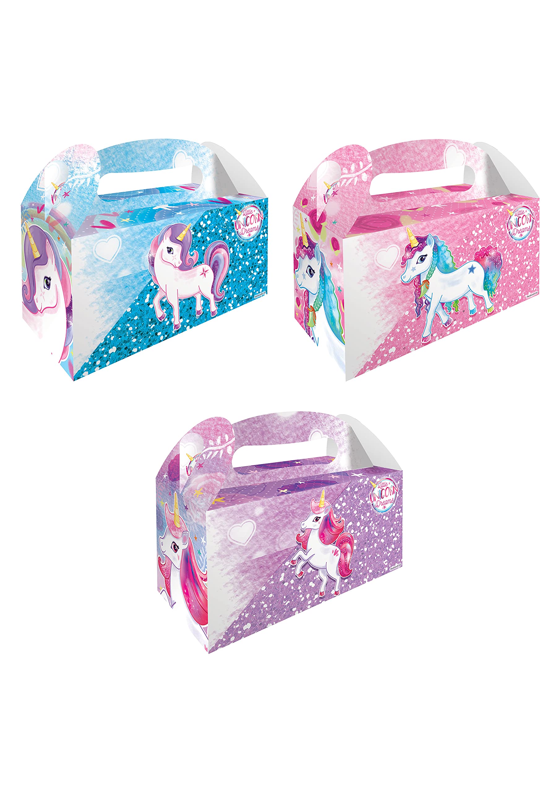 HENBRANDT 12 x Unicorn Lunch Boxes (Large)
