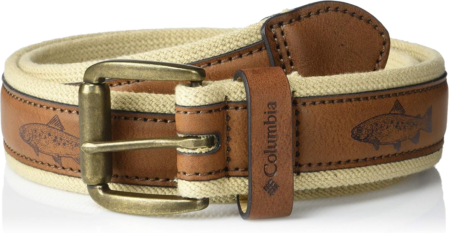 Columbia Men's MilitaryStyle Stretch Belt at Amazon Men’s Clothing store