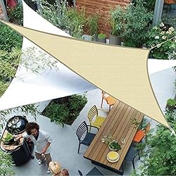 SunnyRoyal 8'x12'x14' Heavy Duty Sun Shade Sail