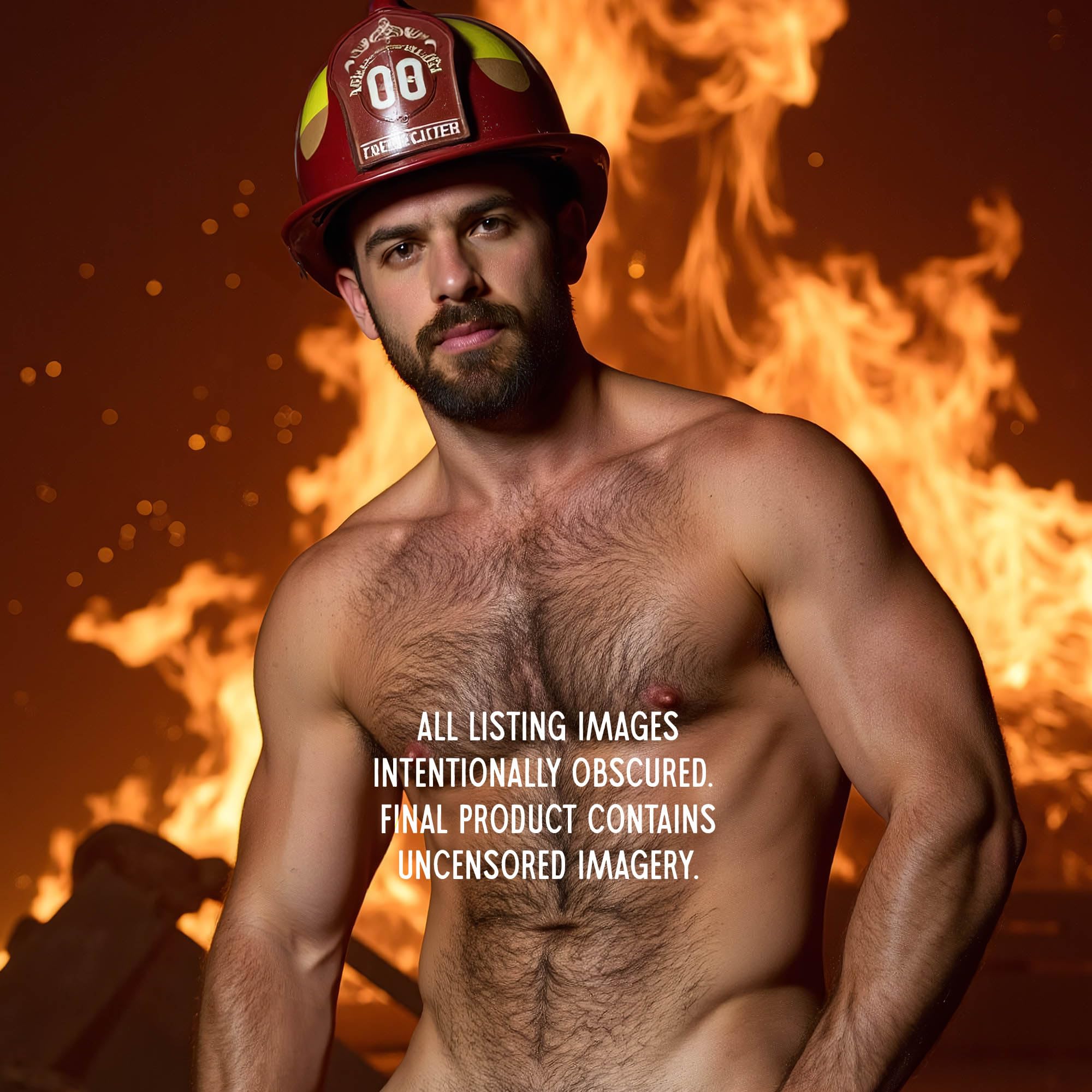 Fireman Calendar For 2025, Firefighters In Full Frontal Nudity, NSFW
