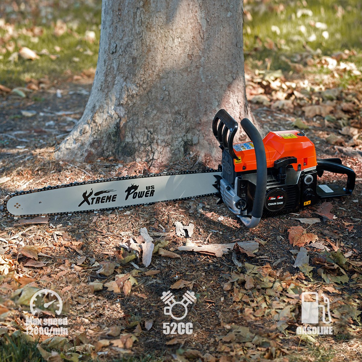 XtremepowerUS 52cc 2 Stroke Chainsaws product image 2