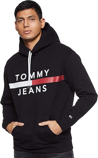 tommy jeans reflective flag hoodie