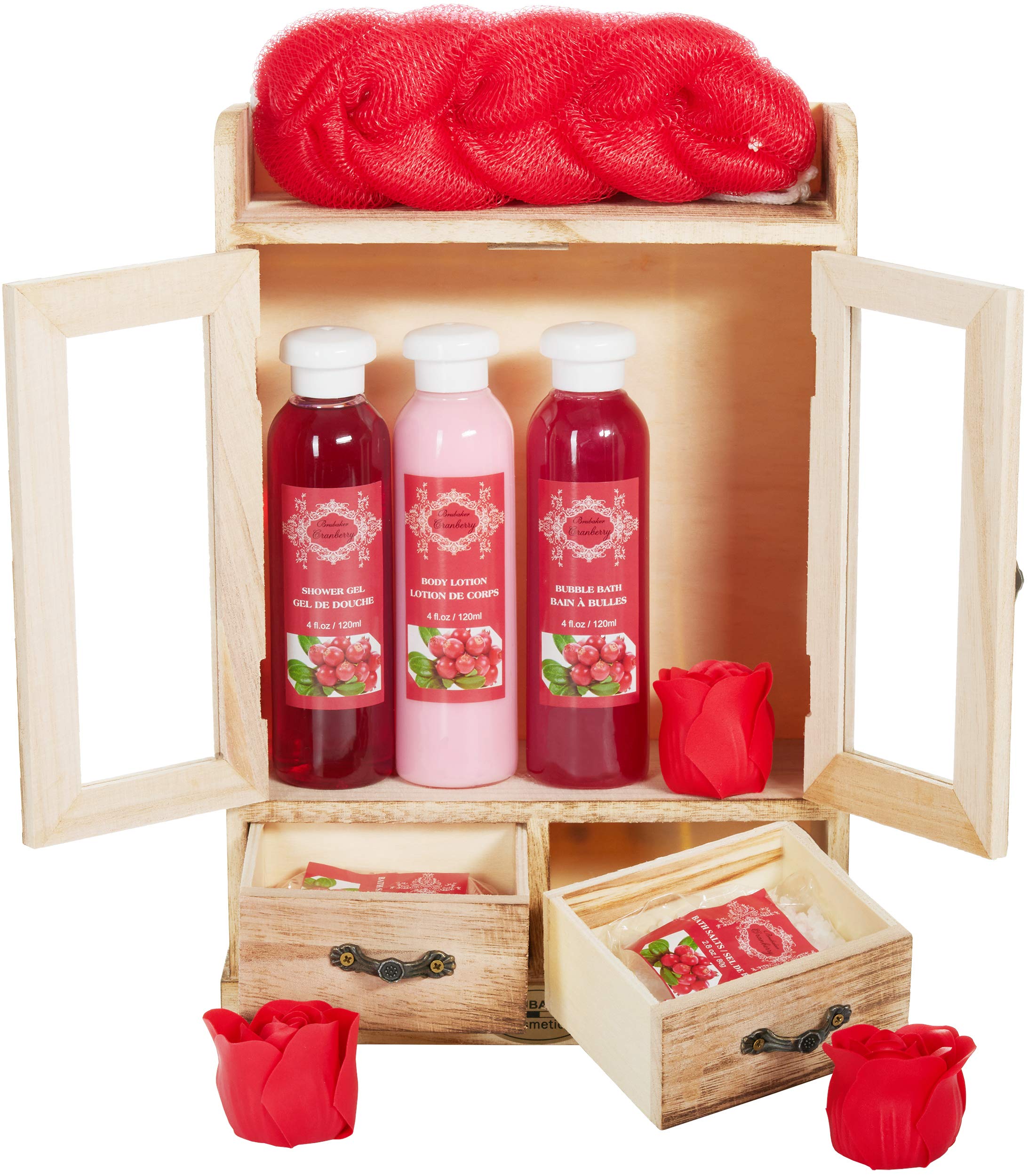 BRUBAKER Cosmetics 'Cranberry' Bath and Body Gift Set (10 Pieces)