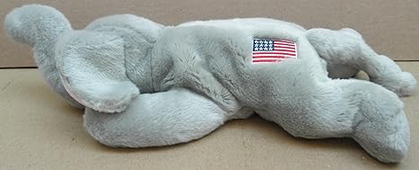 beanie baby with american flag