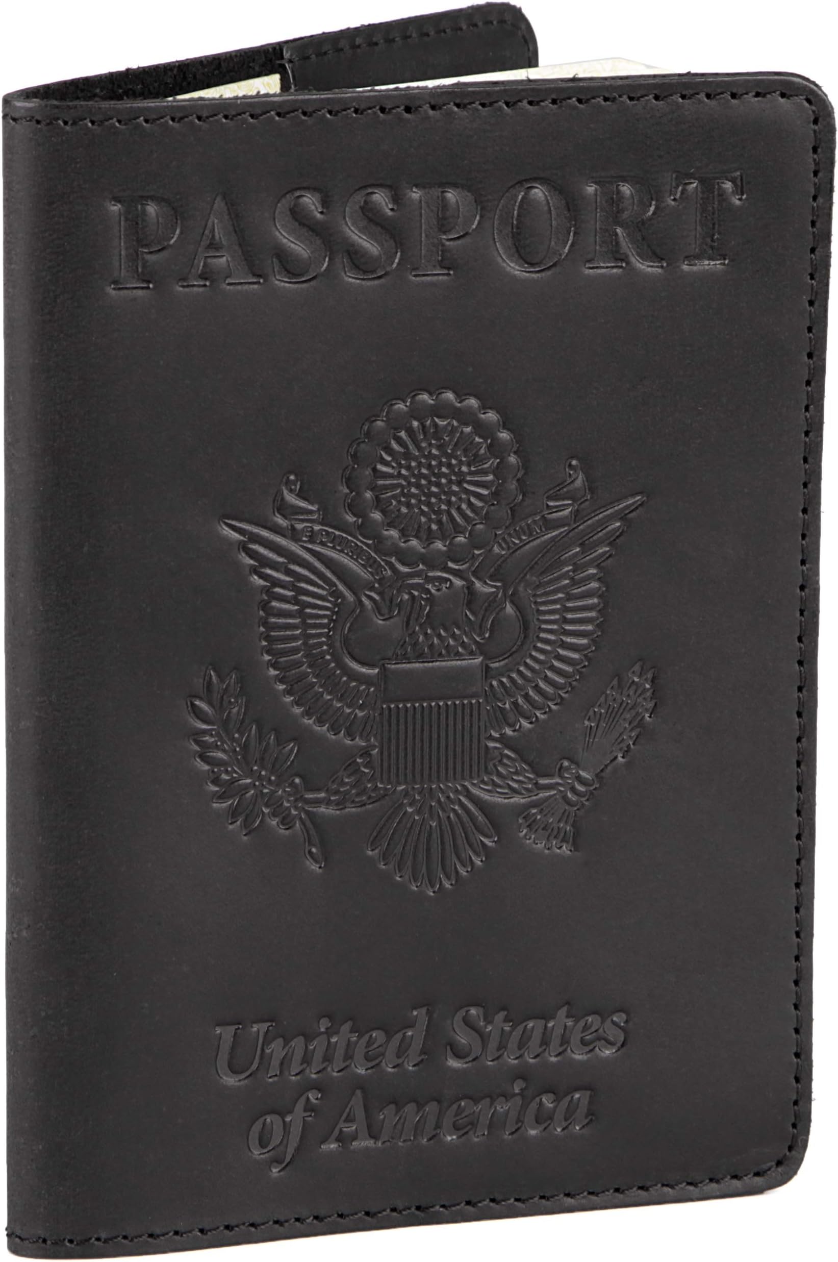 Shvigel Leather Passport Cover - Holder - for Men & Women - Passport Case