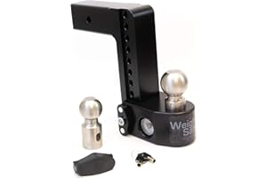 Weight Safe WS8-2.5-CER-BLA Cerakote 8" Drop Hitch w/ 2.5" Shank (8K/18.5K GTWR) Weigh Safe 8" Drop Hitch w/ 2.5" Shank Cerak