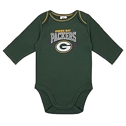 Gerber Unisex Baby NFL 2 Pack Long Sleeve Onesie