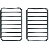 The Silicone Kitchen Silicone Roasting Rack Pan, Dishwasher Safe, BPA Free, Non-Toxic, 7 in by 10.75 in, Navy, 2 Pack