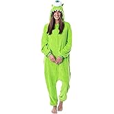 Disney Monsters Inc Adult Mike Wazowski Kigurumi Costume Union Suit Pajama (L/XL) Green