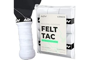 ADV TENNIS ADV Felttac Pickleball Grip Tape - Soft, Very Durable, Sweat Absorbing Pickleball Overgrip Tape - Dry & Comfortable Pickleball Paddle Grip Tape - Easy to Use & Easy to Install