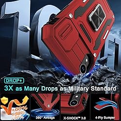 DEERLAMN for iPhone XR Case with Slide Camera