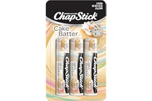 ChapStick Cake Batter Limited Edition Flavored Lip Balm Tubes - 0.15 Oz (Pack of 3)