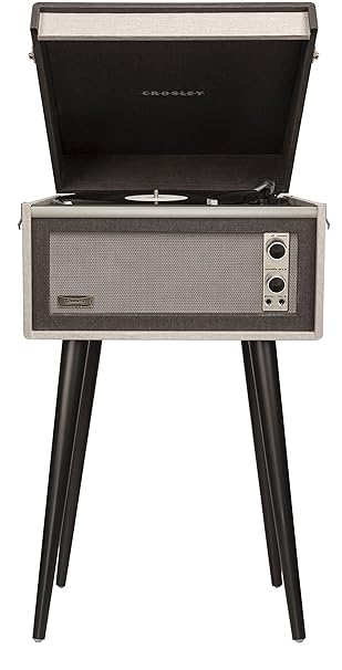 Plattenspieler Dark Grey, Green Crosley Bermuda