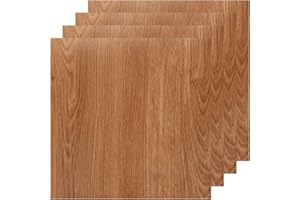 AKOLAFE 40 Sheet Vinyl Flooring 12 x 12 Inch Peel and Stick Floor Tile Waterproof Wood Flooring Tile Clearance Self Adhesive Vinyl Floor Tiles Sticky Laminate Flooring Stick on Kitchen Basement RV